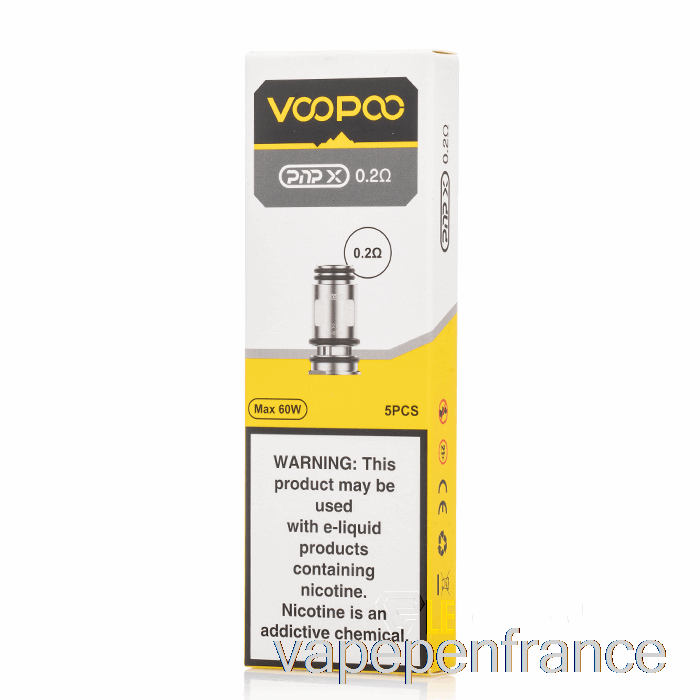 Bobines De Remplacement Voopoo Pnp-x Bobines 0,2ohm Pnp-x Stylo Vape